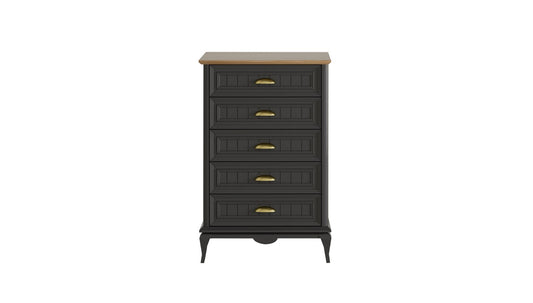 Angelic Dark Narrow Chest of Drawers