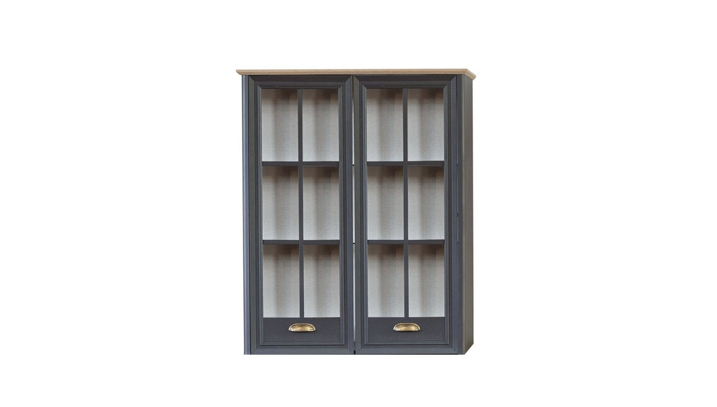 Angelic Dark TV Unit Wall Mounted Display Cabinet