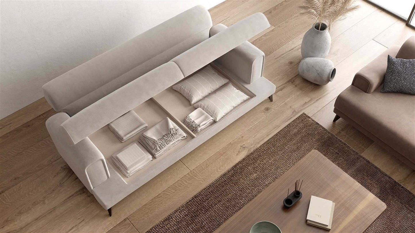 Eva 3-Seater Sofa Bedded
