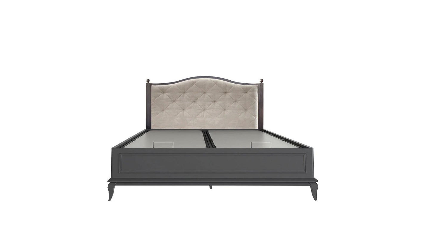 Angelic Dark Storage Bedstead - High Legs