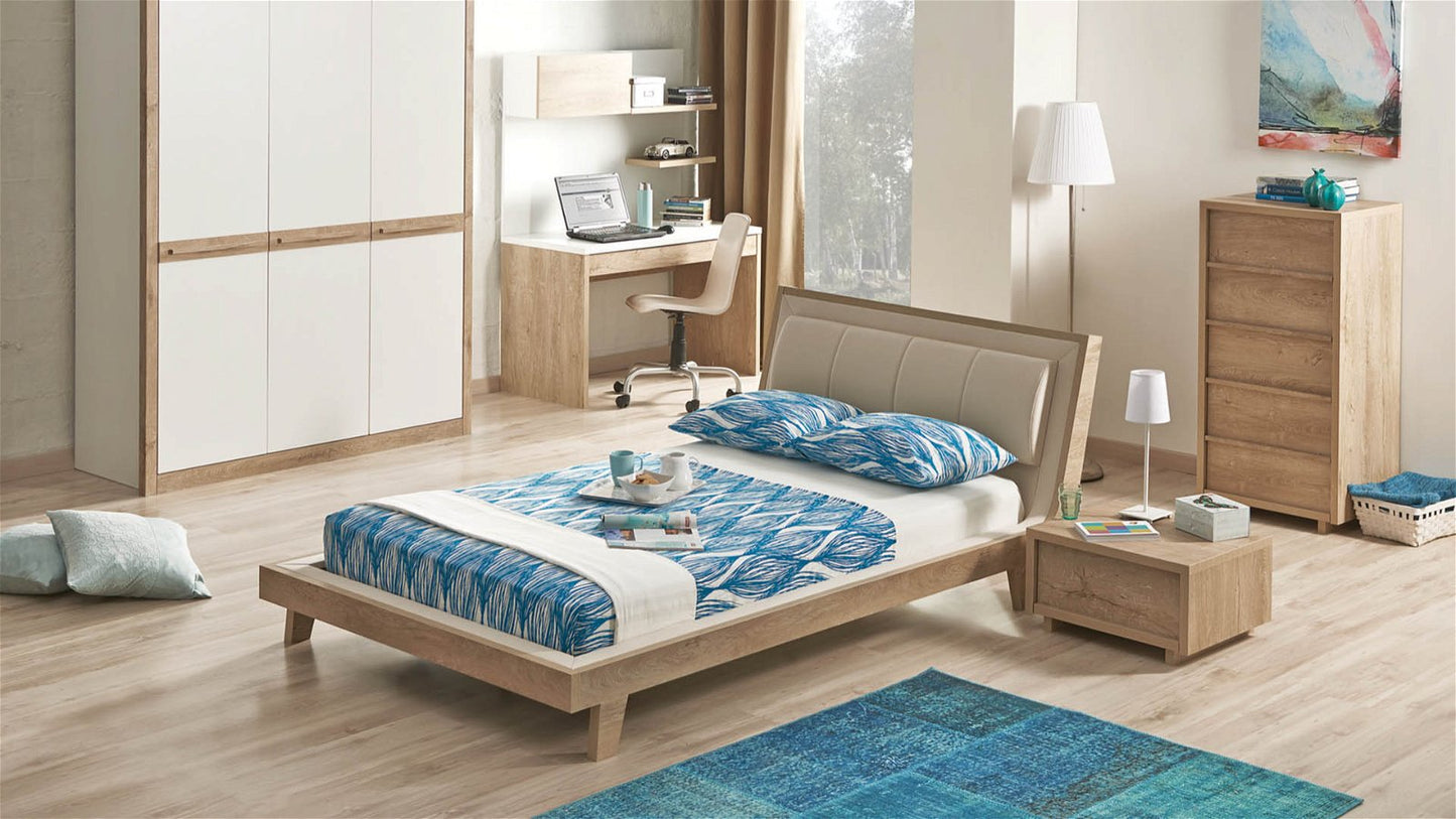 Nigero Bedstead with Headboard 120 cm