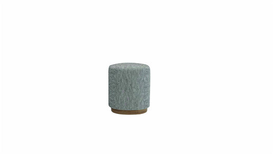 Lionte Make-up Table Pouf Gray Fabric