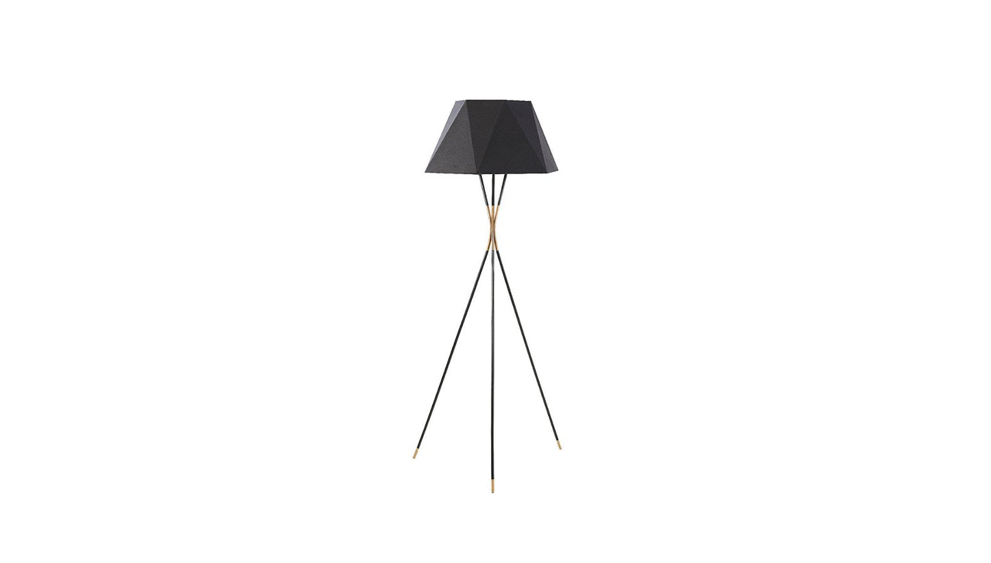 Rio Bronze Floor Lamp Antracite Shade