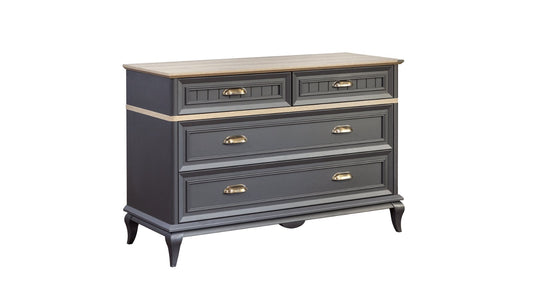 Angelic Dark Wide Chest of Drawers