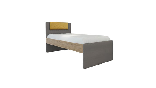 Lime High Bedstead with Headboard 100 cm