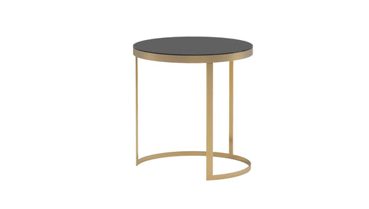 Soho Side Table with metal legs